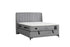 Bambi Blacksand Boxspringbett mit Bettkasten