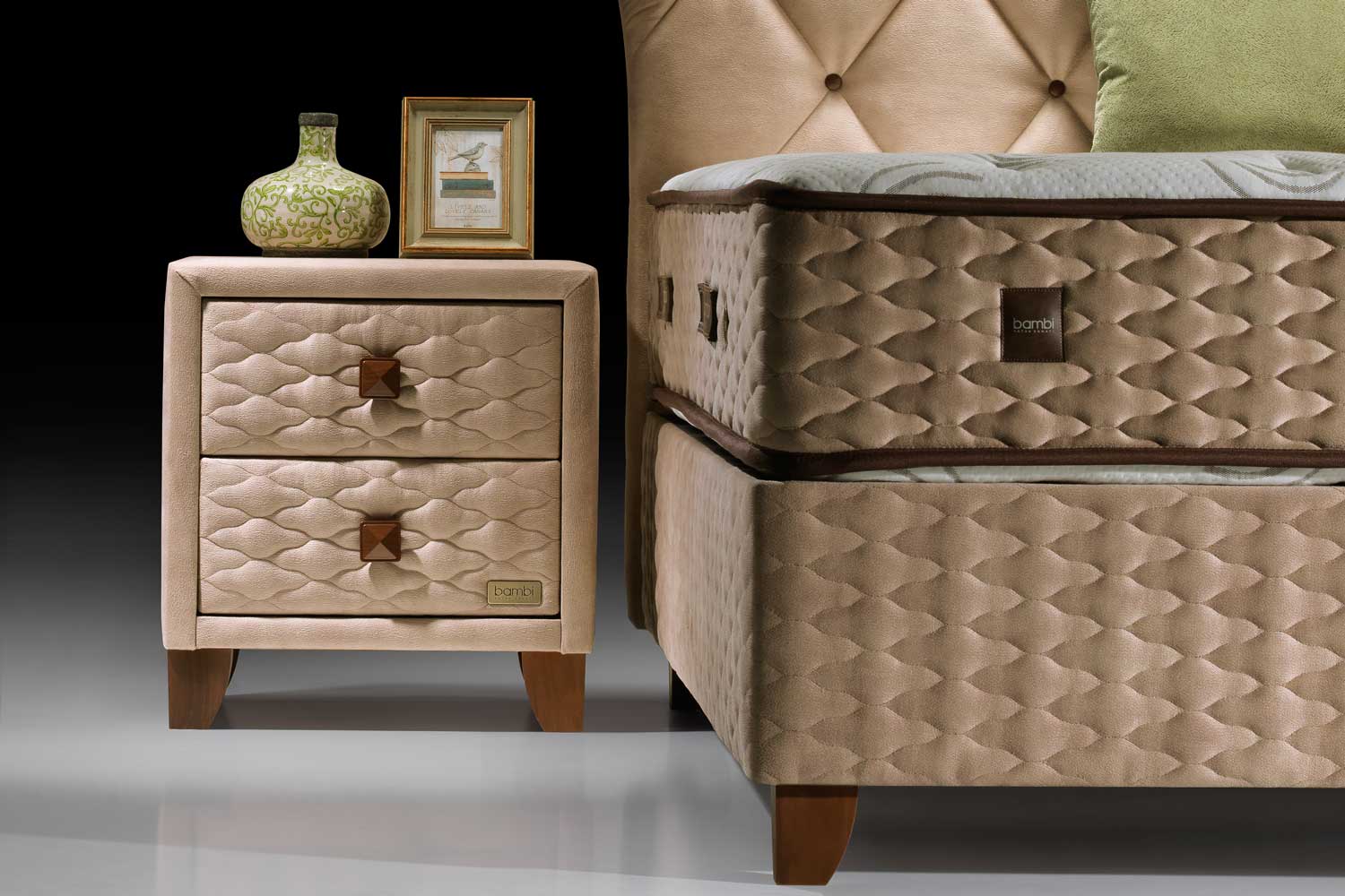 Bambi Fresh Cell Boxspringbett mit Bettkasten