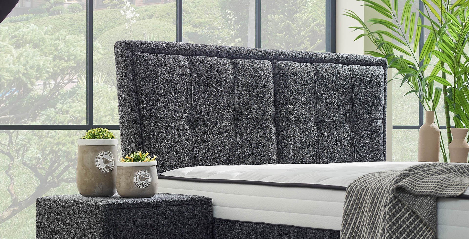 Er. Notte Boxspringbett mit Bettkasten