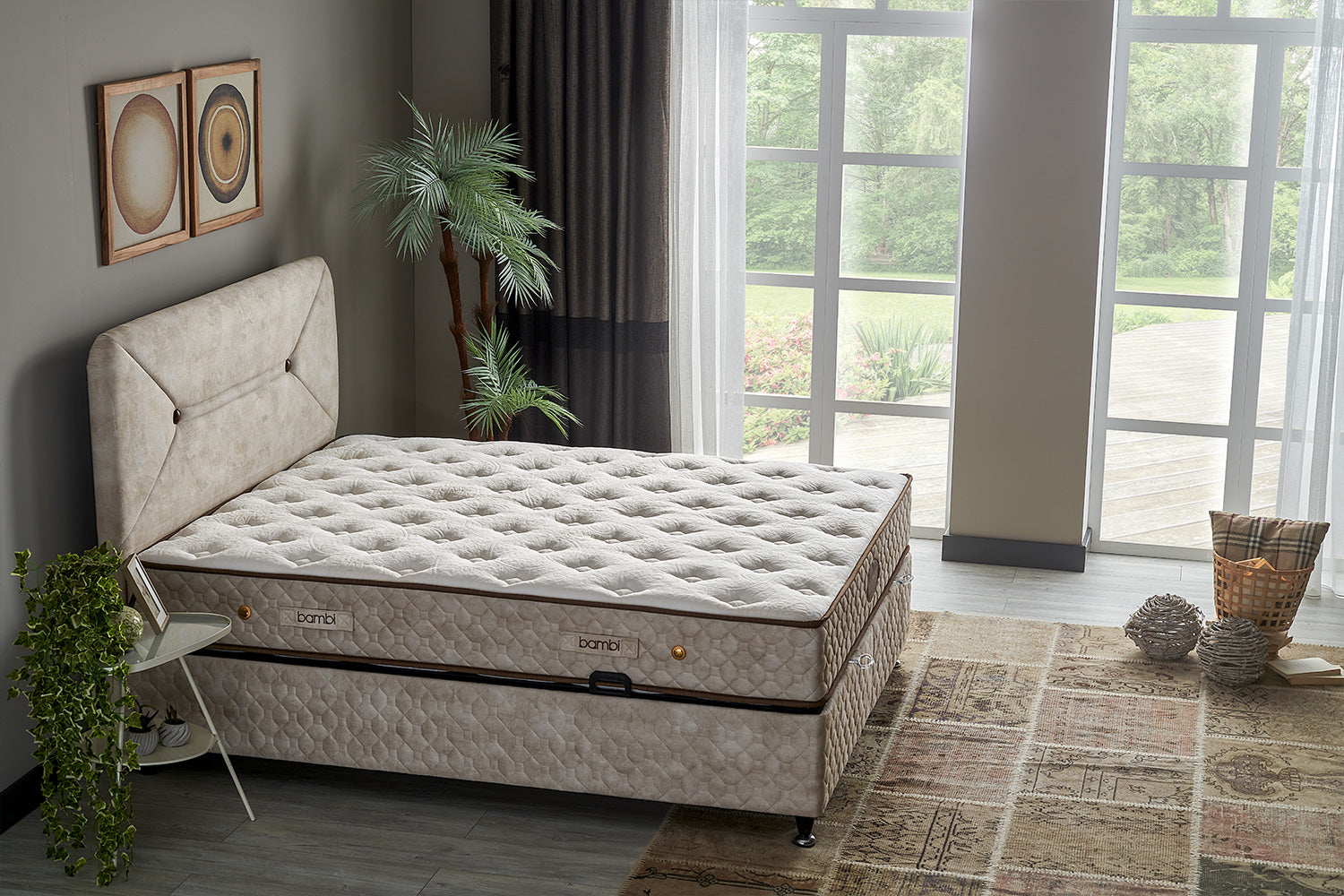 Bambi Comford Balance Boxspringbett mit Bettkasten