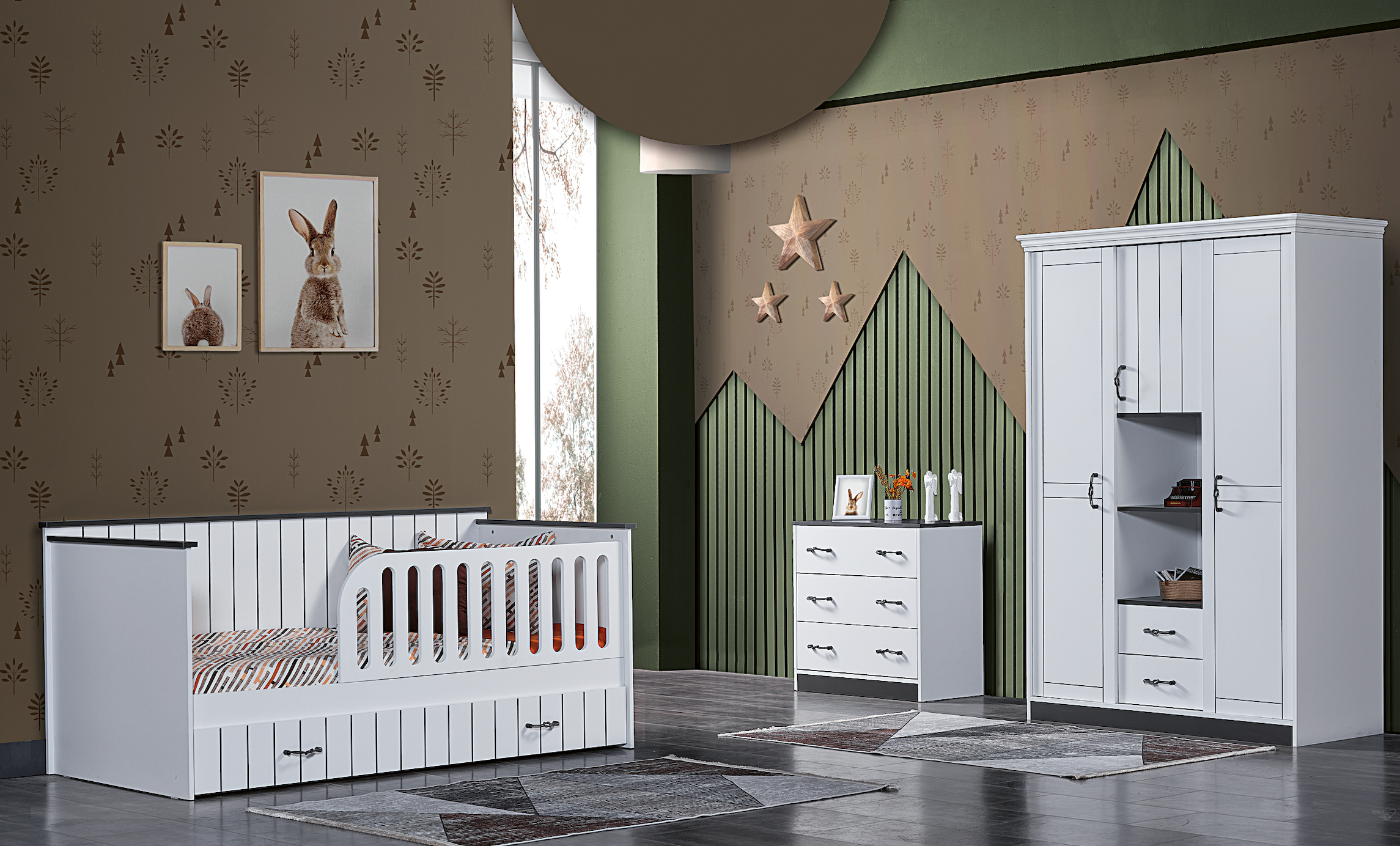 Be. Trio Sedir Babyzimmer-Set