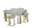 Couchtisch Goldmetal 03